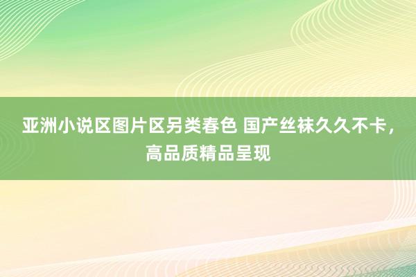 亚洲小说区图片区另类春色 国产丝袜久久不卡，高品质精品呈现